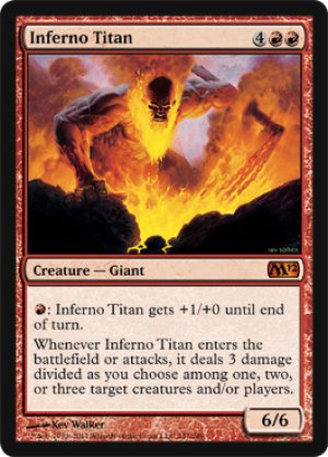 画像1: 【FOIL】業火のタイタン/Inferno Titan [M12-ENM]