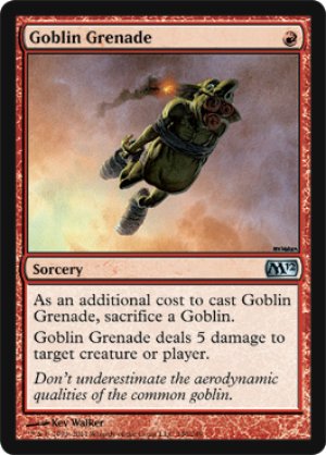 画像1: 【FOIL】ゴブリンの手投げ弾/Goblin Grenade [M12-ENU]