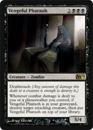 画像1: 【FOIL】復讐に燃えたファラオ/Vengeful Pharaoh [M12-ENR]