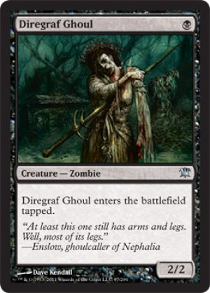 画像1: 【FOIL】戦墓のグール/Diregraf Ghoul [ISD-056ENU]