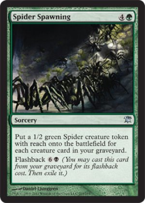 画像1: 【FOIL】蜘蛛の発生/Spider Spawning [ISD-056ENU]