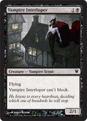 画像1: 【FOIL】吸血鬼の侵入者/Vampire Interloper [ISD-056ENC]