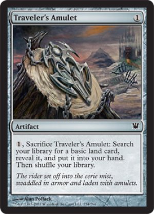 画像1: 【FOIL】旅行者の護符/Traveler's Amulet [ISD-056ENC]