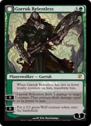 画像1: 【FOIL】情け知らずのガラク/Garruk Relentless [ISD-056ENM]