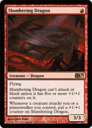画像1: まどろむドラゴン/Slumbering Dragon [M13-ENR]