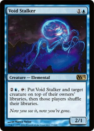 画像1: 【FOIL】虚無の忍び寄り/Void Stalker [M13-ENR]