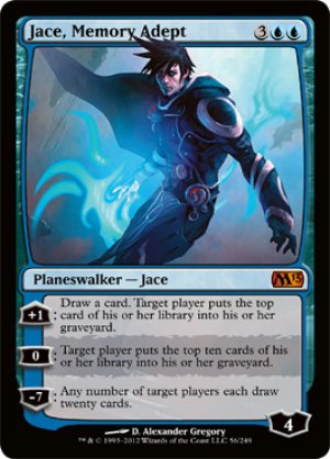 画像1: 【FOIL】記憶の熟達者、ジェイス/Jace, Memory Adept [M13-ENM]