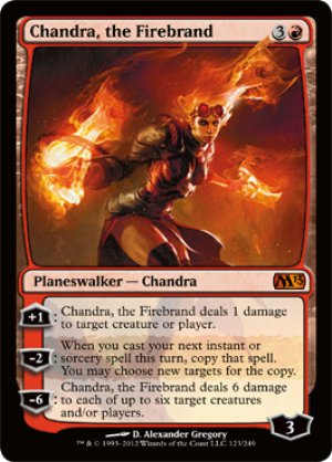 画像1: 【FOIL】炬火のチャンドラ/Chandra, the Firebrand [M13-ENM]