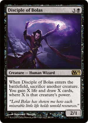 画像1: 【FOIL】ボーラスの信奉者/Disciple of Bolas [M13-ENR]