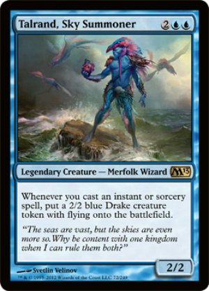 画像1: 【FOIL】空召喚士ターランド/Talrand, Sky Summoner [M13-ENR]