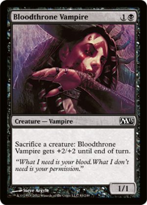 画像1: 【FOIL】血の座の吸血鬼/Bloodthrone Vampire [M13-ENC]