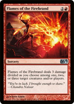 画像1: 【FOIL】炬火の炎/Flames of the Firebrand [M13-ENU]