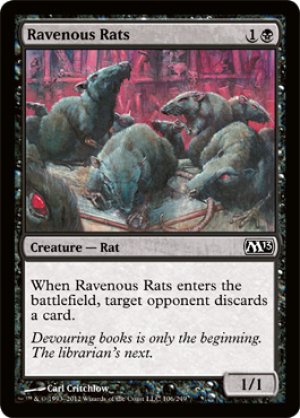 画像1: 【FOIL】貪欲なるネズミ/Ravenous Rats [M13-ENC]