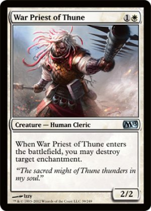 画像1: 【FOIL】テューンの戦僧/War Priest of Thune [M13-ENU]