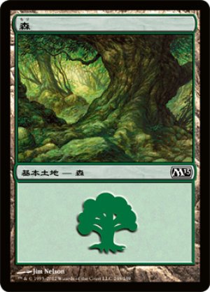 画像1: 【FOIL】森/Forest ＃249 [M13-JPB]