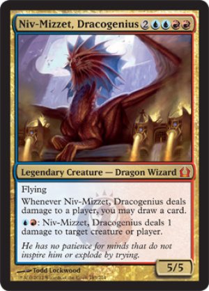 画像1: 竜英傑、ニヴ＝ミゼット/Niv-Mizzet, Dracogenius [RTR-059ENM]