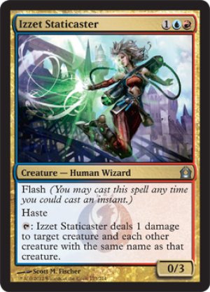 画像1: イゼットの静電術師/Izzet Staticaster [RTR-059ENU]