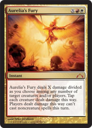 画像1: 【FOIL】オレリアの憤怒/Aurelia’s Fury [GTC-060ENM]