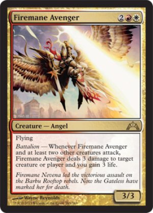 画像1: 【FOIL】炎まといの報復者/Firemane Avenger [GTC-060ENR]