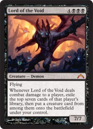 画像1: 【FOIL】虚無の王/Lord of the Void [GTC-060ENM]