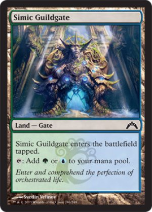 画像1: 【FOIL】シミックのギルド門/Simic Guildgate [GTC-060ENC]