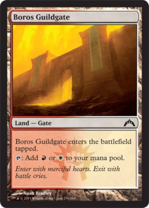 画像1: 【FOIL】ボロスのギルド門/Boros Guildgate [GTC-060ENC]