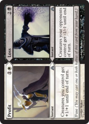 画像1: 【FOIL】利得+損失/Profit + Loss [DGM-061ENU]