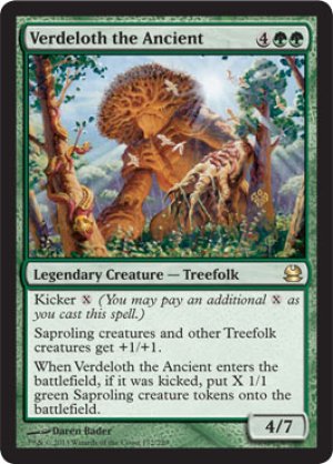 画像1: 【FOIL】古木のヴァーデロス/Verdeloth the Ancient [MMA-A011ENR]