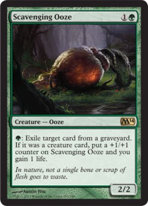 画像1: 【FOIL】漁る軟泥/Scavenging Ooze [M14-ENR]