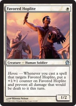 画像1: 【FOIL】恩寵の重装歩兵/Favored Hoplite [THS-062ENU]