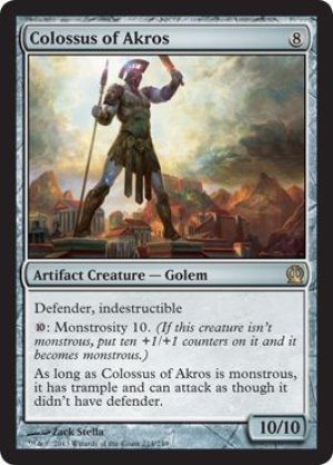 画像1: 【FOIL】アクロスの巨像/Colossus of Akros [THS-062ENR]