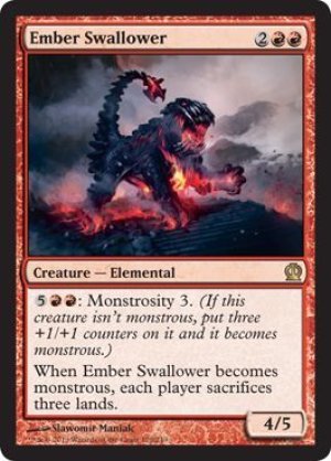 画像1: 【FOIL】燃えさし呑み/Ember Swallower [THS-062ENR]