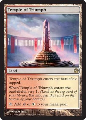 画像1: 【FOIL】凱旋の神殿/Temple of Triumph [THS-062ENR]