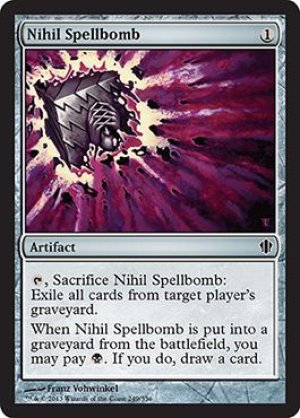 画像1: 虚無の呪文爆弾/Nihil Spellbomb [C13-ENC]