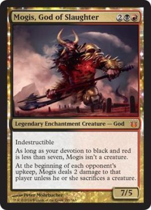 画像1: 【FOIL】殺戮の神、モーギス/Mogis, God of Slaughter [BNG-063ENM]