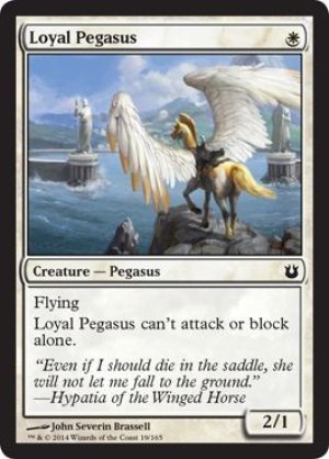 画像1: 【FOIL】忠実なペガサス/Loyal Pegasus [BNG-063ENC]