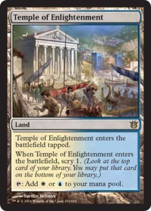 画像1: 【FOIL】啓蒙の神殿/Temple of Enlightenment [BNG-063ENR]