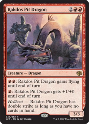 画像1: ラクドスの地獄ドラゴン/Rakdos Pit Dragon [DD3-D00ENR]