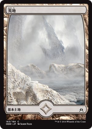 画像1: 【FOIL】荒地/Wastes #183 [OGW-069JPC]