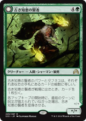 画像1: 【FOIL】古き知恵の賢者/Sage of Ancient Lore [SOI-070JPR]