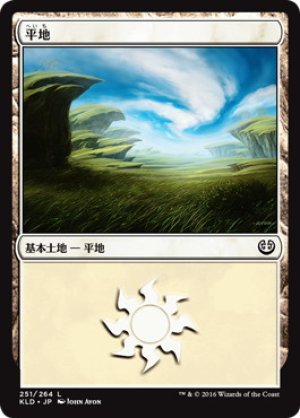 画像1: 【FOIL】平地/Plains ＃251 [KLD-072JPB]