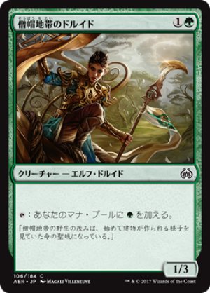 画像1: 【FOIL】僧帽地帯のドルイド/Druid of the Cowl [AER-073JPC]