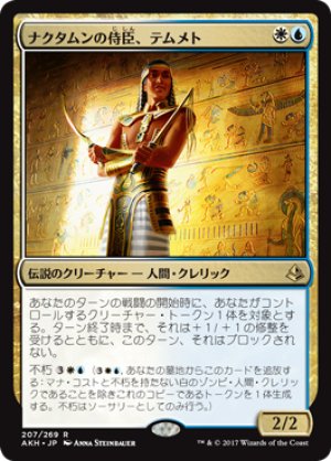 画像1: ナクタムンの侍臣、テムメト/Temmet, Vizier of Naktamun [AKH-074JPR]