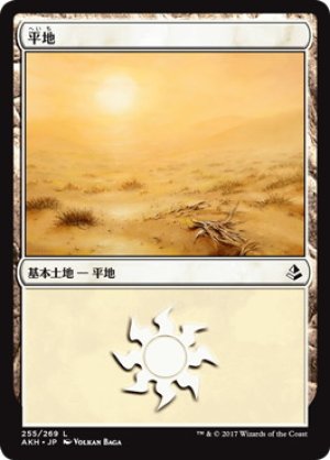 画像1: 【FOIL】平地/Plains ＃255 [AKH-074JPB]