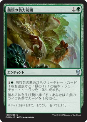 画像1: 【FOIL】菌類の勢力範囲/Fungal Plots [DOM-078JPU]