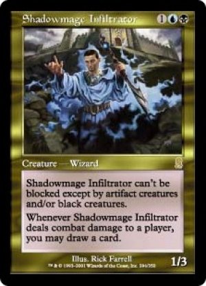 画像1: 影魔道士の浸透者/Shadowmage Infiltrator [ODY-025ENR]