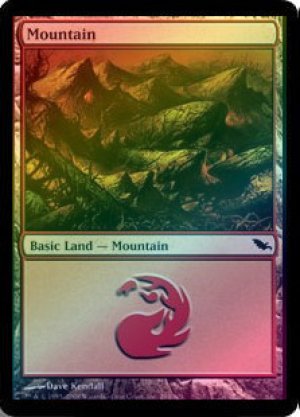 画像1: 【FOIL】山/Mountain ＃294 [SHM-046ENB]