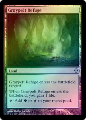 画像1: 【FOIL】灰色革の隠れ家/Graypelt Refuge [ZEN-050ENU]