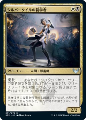 画像1: 【FOIL】シルバークイルの初学者/Silverquill Apprentice [STX-087JPU]