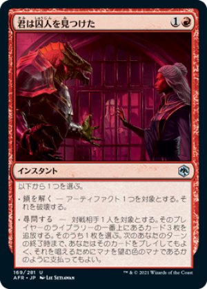 画像1: 【FOIL】君は囚人を見つけた/You Find Some Prisoners [AFR-088JPU]